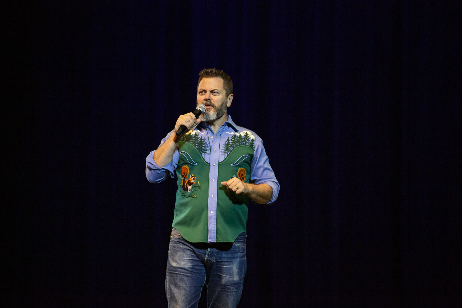 Nick Offerman at the Knoxville Civic Auditorium